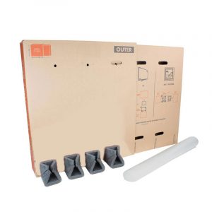 Heavy-Duty Large Adjustable TV and Picture Moving Box with Handles